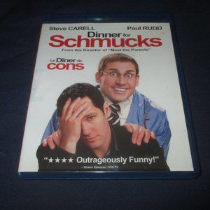 Dinner for Schmucks (Blu-ray, 2011, Canadian) Steve Carell Paul Rudd